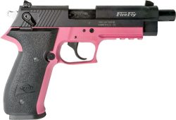 GERMAN SPORT FIREFLY 22LR - 4" FS 10RD THREADED PINK